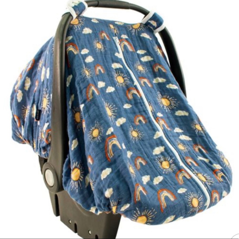 Bebe au Lait Muslin Car Seat Cover